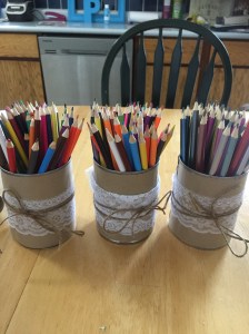 Pencil Crayon Holders
