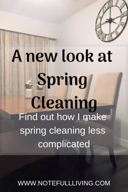 A new look at Spring Cleaning